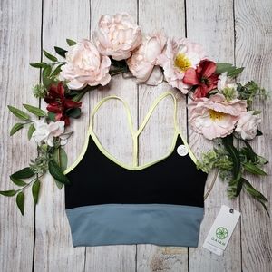 NWT Gaiam Athena Colorblock Medium-Impact Bralette